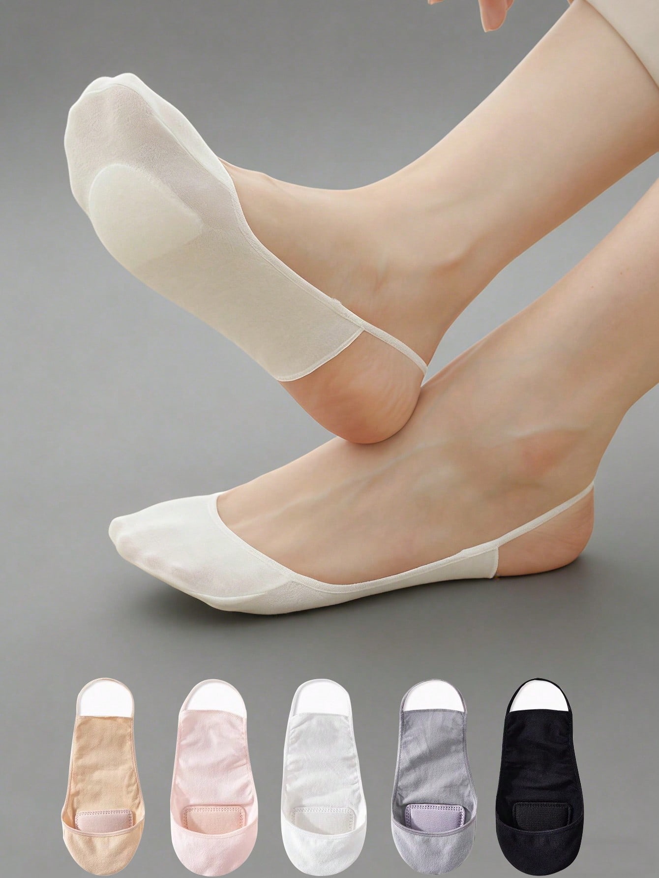 Invisibility Sock Loafer - 1/5/10Pairs Women Thin Summer Invisible No