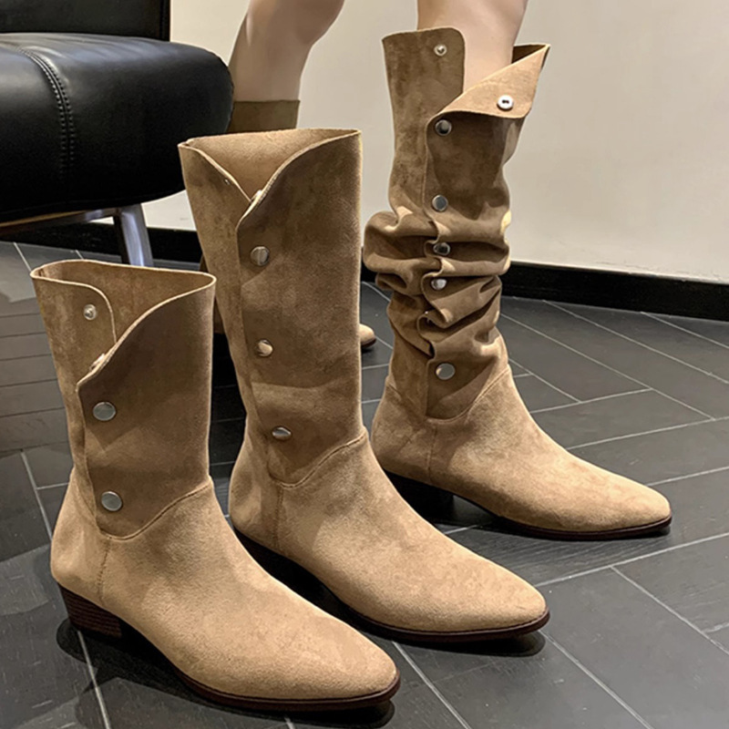 Knee High Sock Women - Women's shoes 2025 autumn and winter