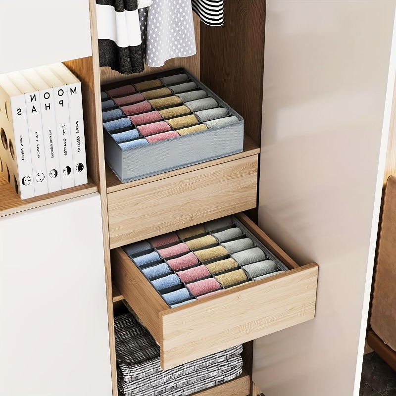 2Pcs 24-Compartment Fabric Soc – Sock Organizer Tray Bewertung und Preis