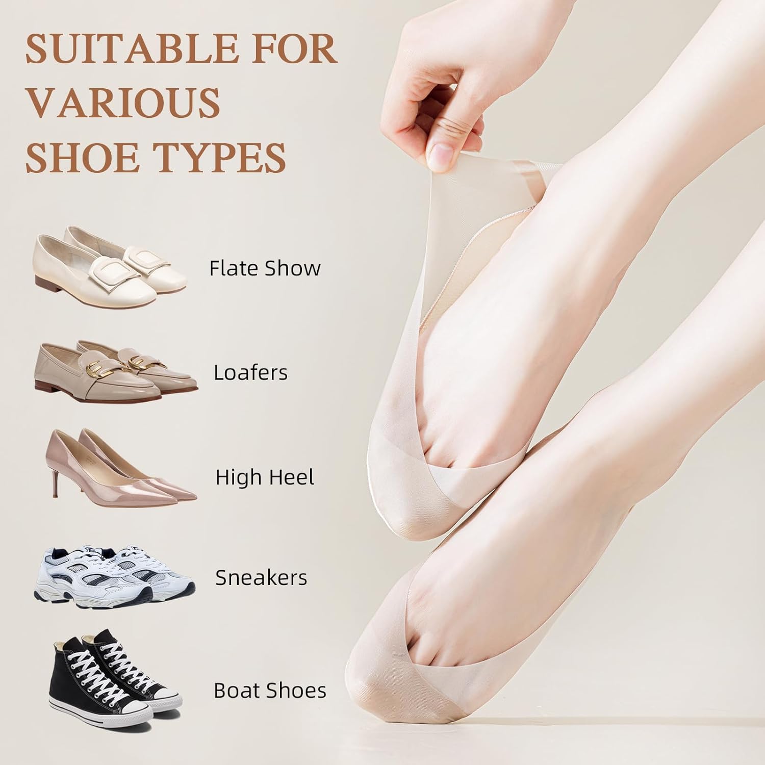 Caudblor 6 Pack Thin No Show S – Invisibility Sock Loafer Bewertung und Preis