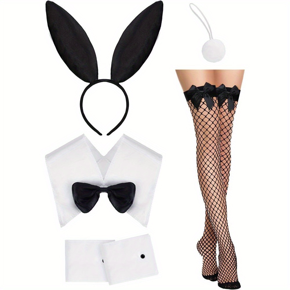 WomenCostume Set Black Bunny E – Fishnet Stocking Women Bewertung und Preis