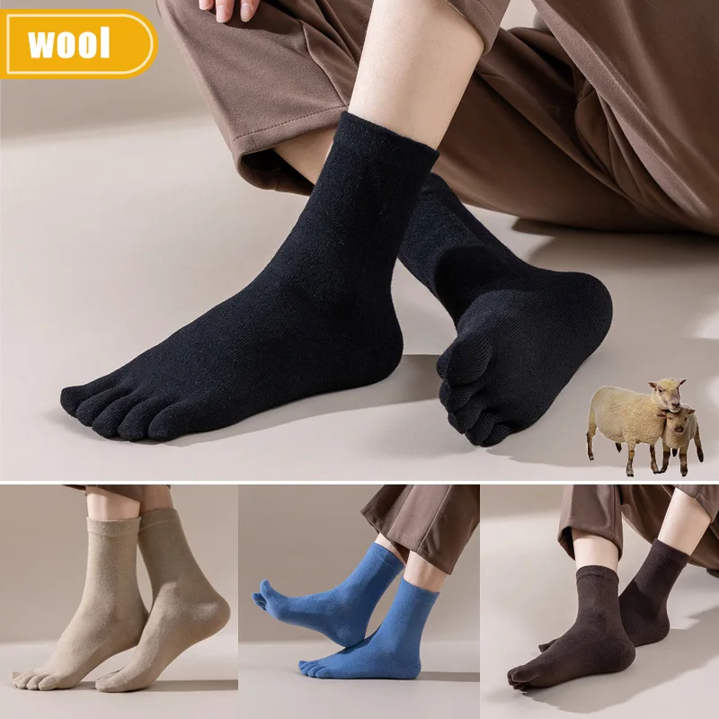 Mans Wool Five Finger Socks Sh – Thermal Sock Winter Bewertung und Preis