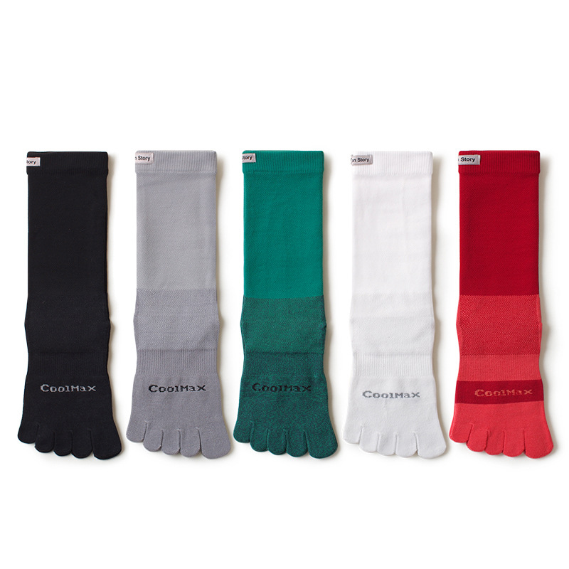 1/5 Pairs Men's High Crew Five – Toe Sock Split Bewertung und Preis