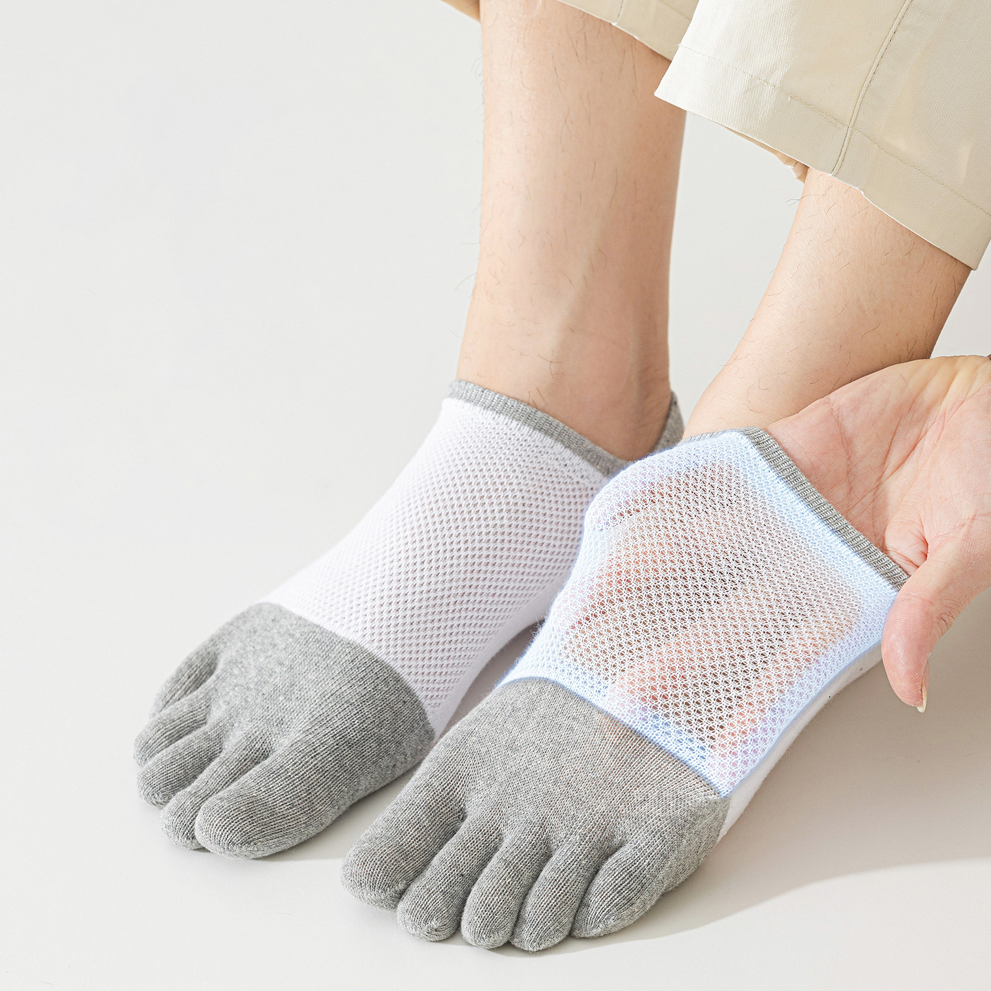 5 Pairs Men's No Show Toe Sock – Toe Sock Split Bewertung und Preis