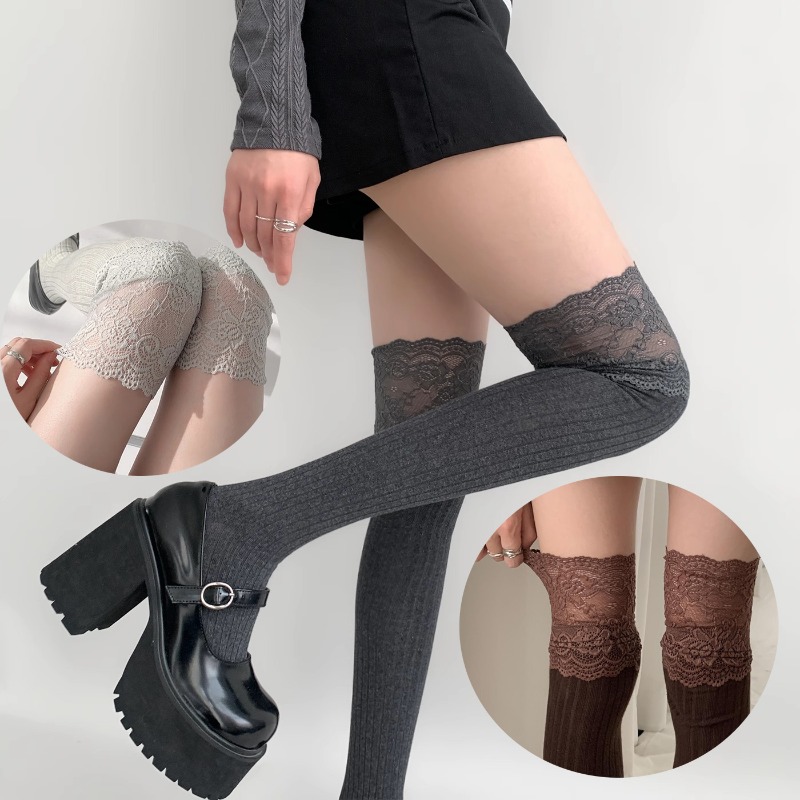 Soft Cotton Thigh High Socks,  – Boot Sock Slouchy Bewertung und Preis