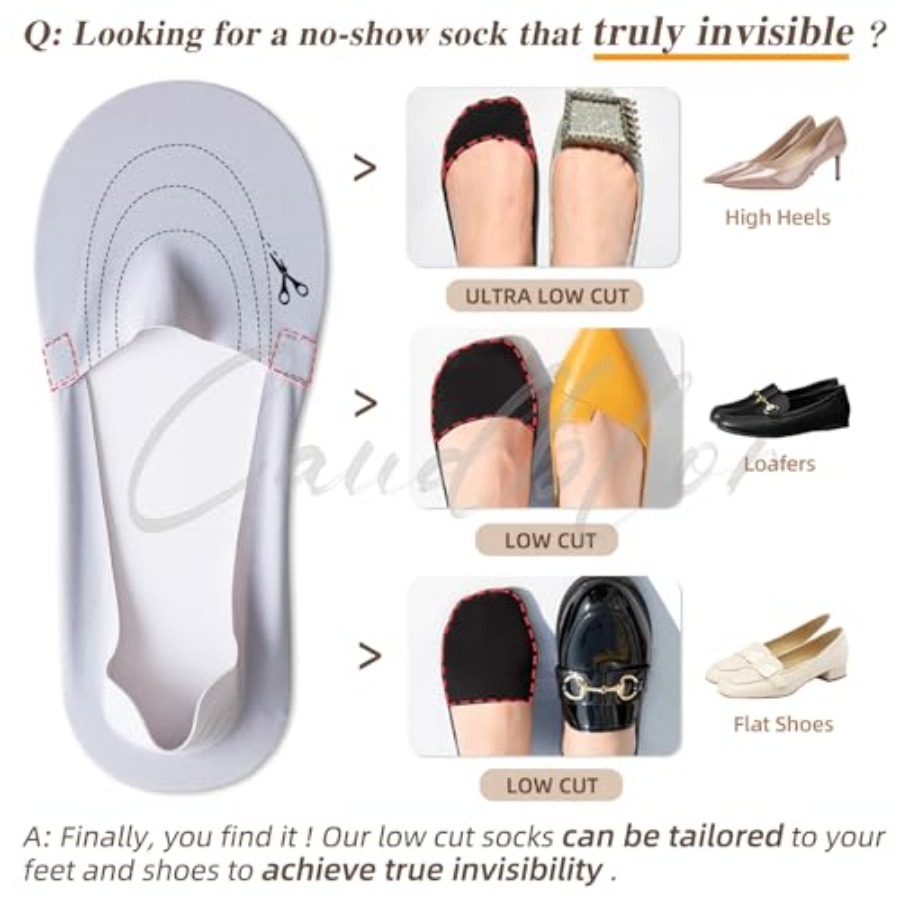 Caudblor Thin No Show Socks Wo – Invisibility Sock Loafer Bewertung und Preis