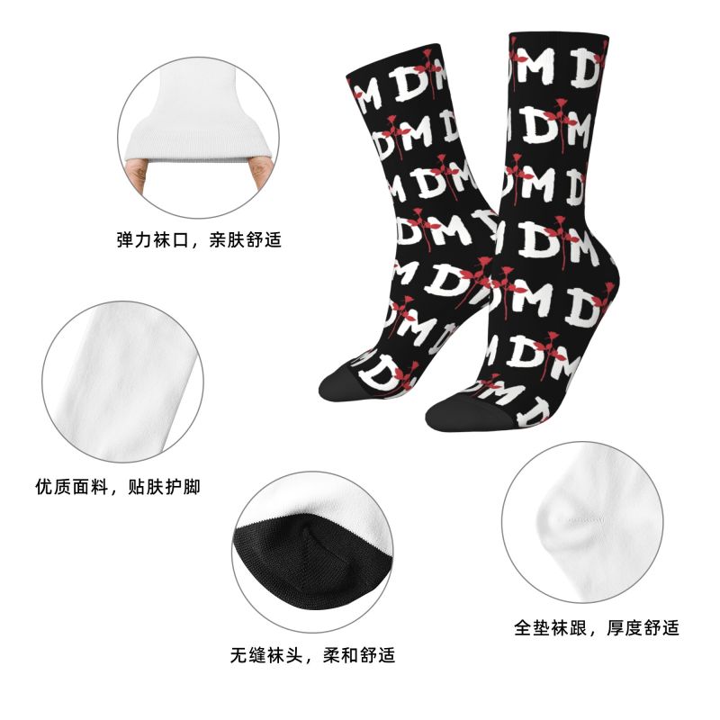 Custom Depeche Mode Mens Crew  – Dress Sock Men Bewertung und Preis