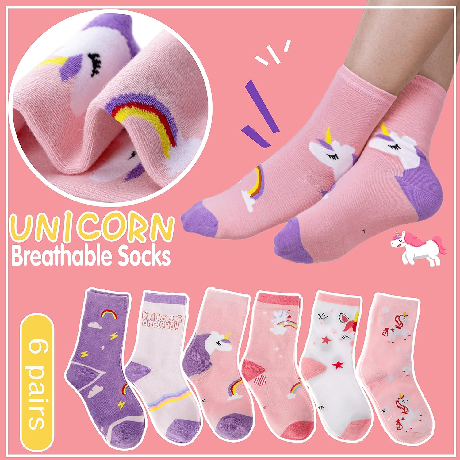 Unicorn Socks Gifts for Girls  – Silk Sock Bamboo Bewertung und Preis