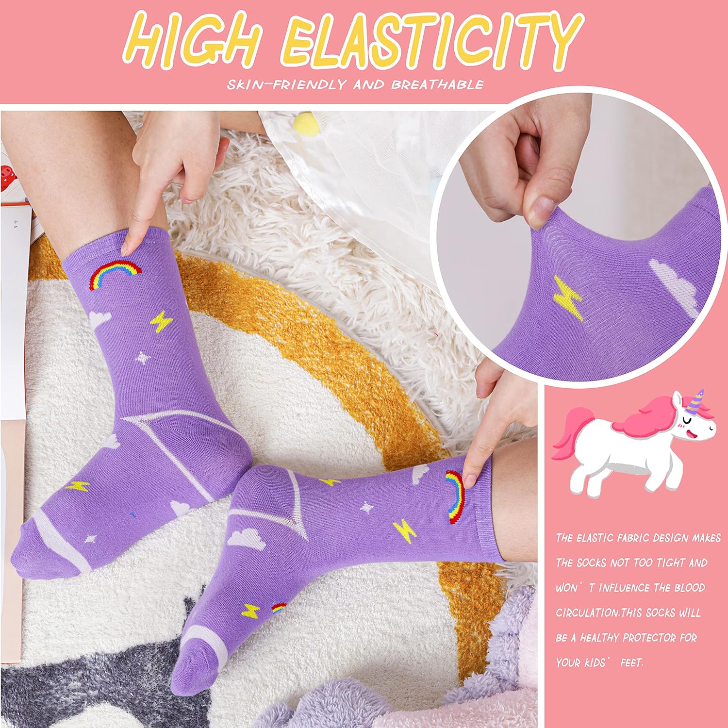 Unicorn Socks Gifts for Girls  – Silk Sock Bamboo Bewertung und Preis