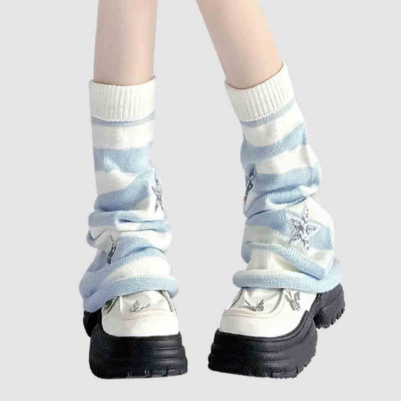 Y2K Striped Leg Warmers Star R – Boot Sock Slouchy Bewertung und Preis
