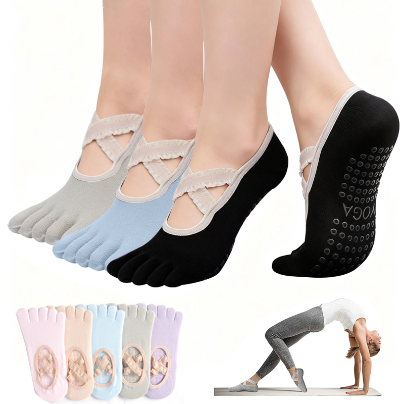 Ladies Non-Slip Pilates Socks  – Grip Sock Yoga Bewertung und Preis