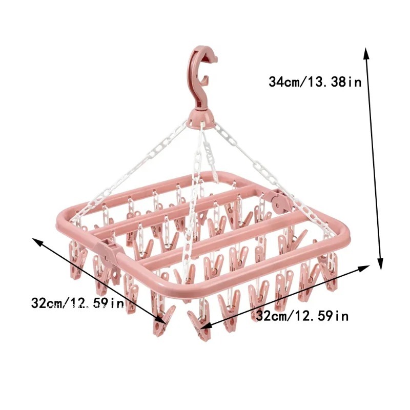 32 Clips Folding Clothes Dryer – Sock Organizer Tray Bewertung und Preis