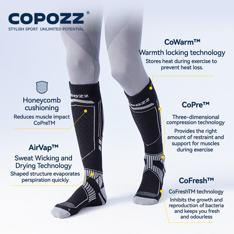 COPOZZ Merino Wool Winter Ski  – Thermal Sock Winter Bewertung und Preis