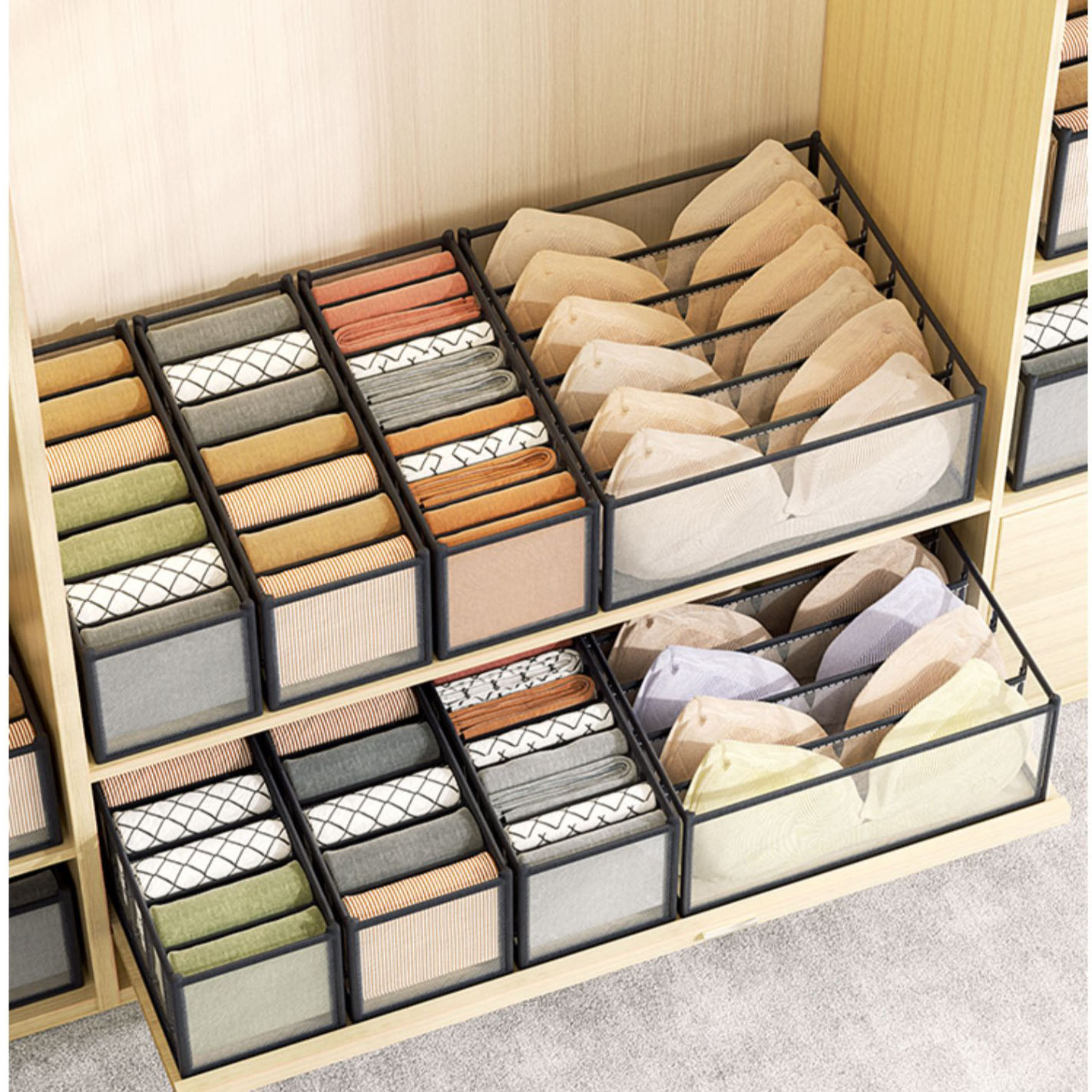 Underwear storage box home war – Sock Organizer Tray Bewertung und Preis