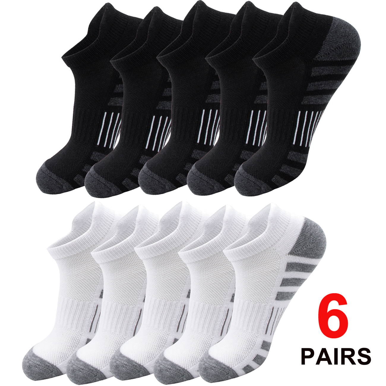 6/24 Pairs Cushioned Breathabl – Athletic Sock Cushion Bewertung und Preis