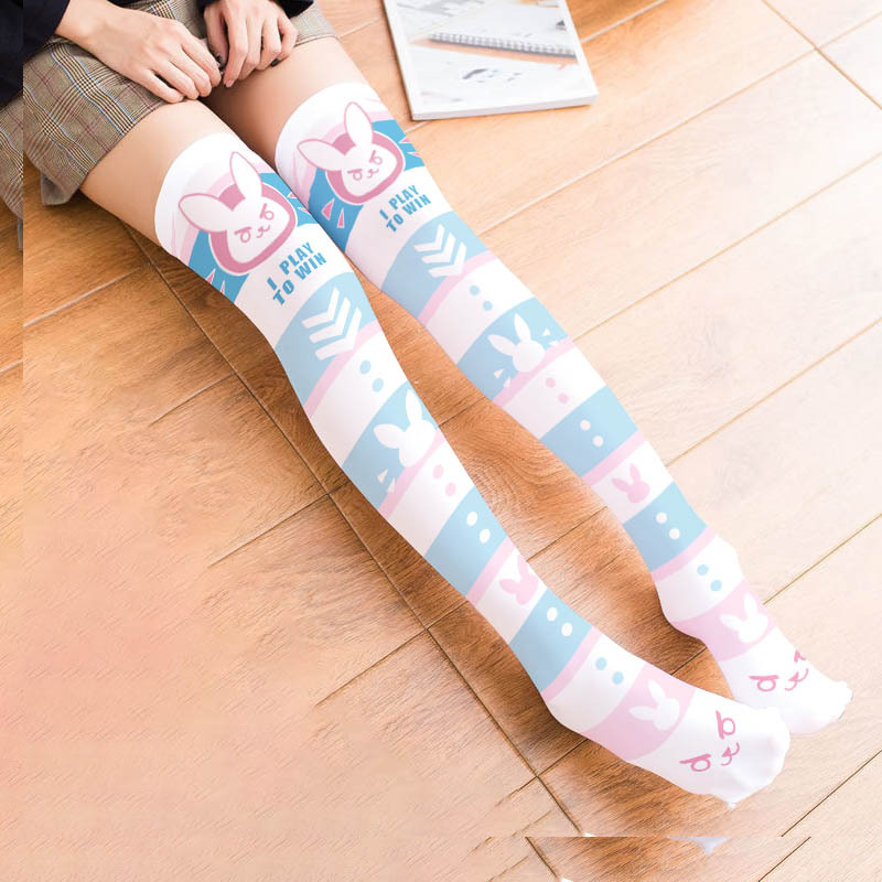 Game OW D.Va Cartoon Printed K – Silk Sock Bamboo Bewertung und Preis