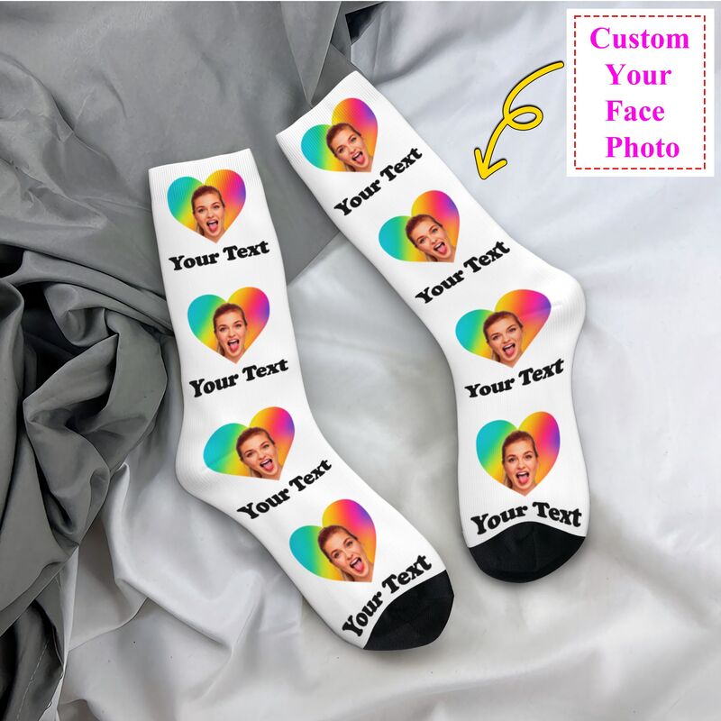 Personalized Photo Text Custom – Dress Sock Men Bewertung und Preis