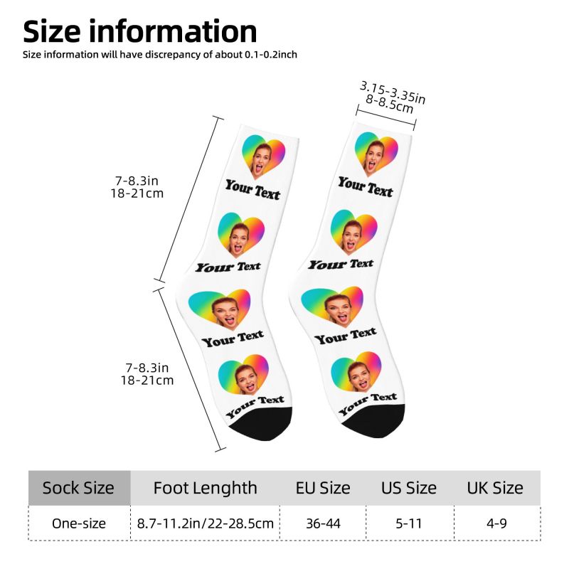 Personalized Photo Text Custom – Dress Sock Men Bewertung und Preis