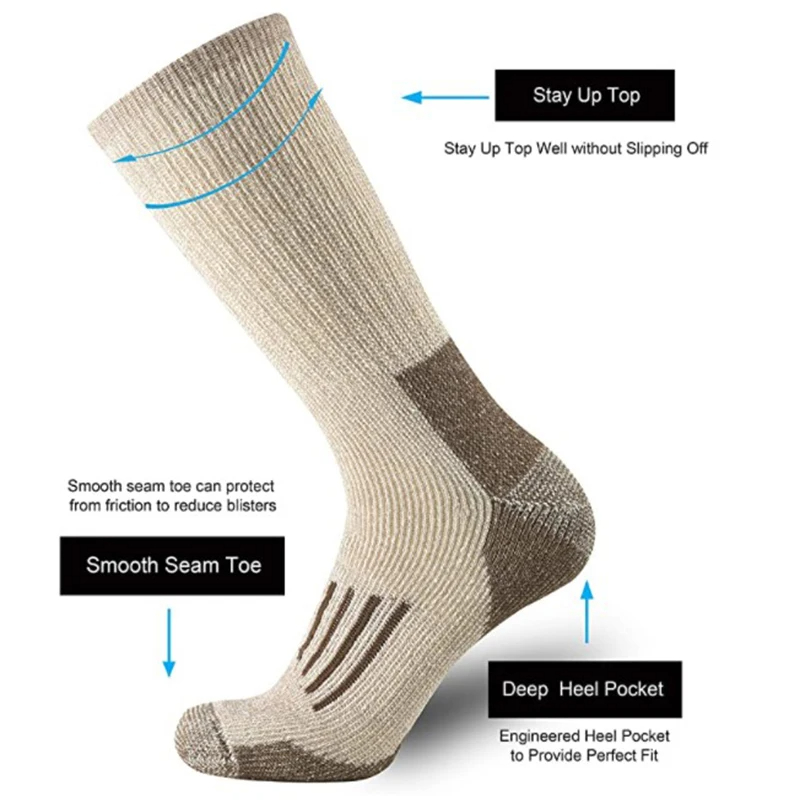 80% Wool Socks Warm Thicken Hi – Wool Hiking Sock Bewertung und Preis
