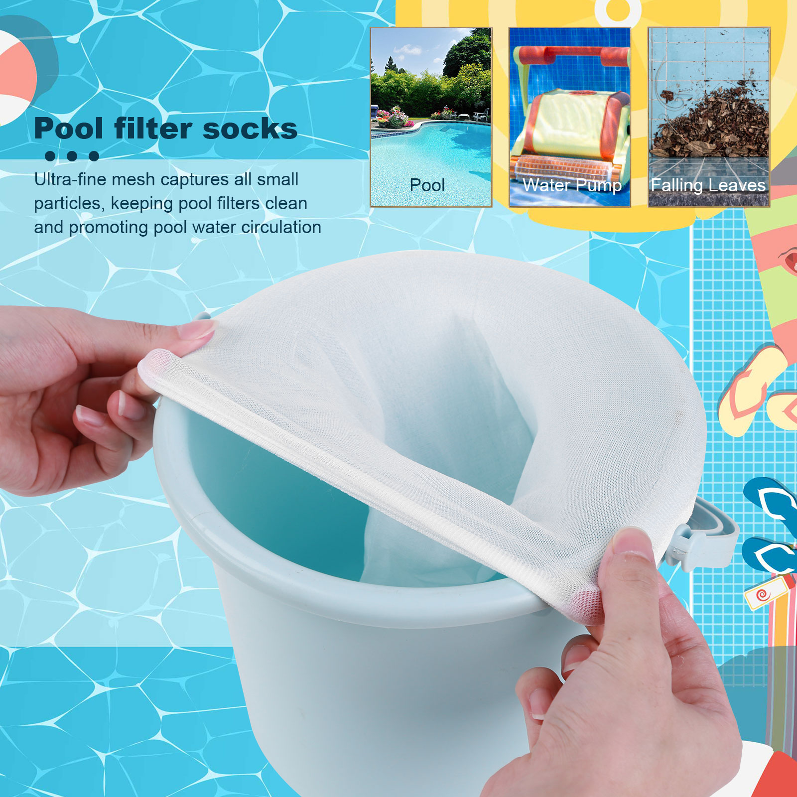 100-5PCS Pool Skimmer Socks El – Sock Organizer Tray Bewertung und Preis