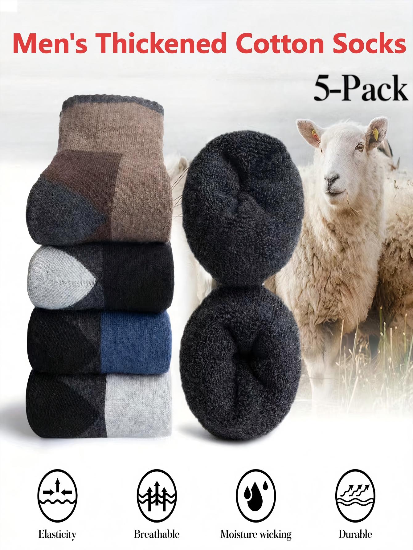Men’s Thick Crew Socks 5-Pack, – Cotton Crew Sock Pack Bewertung und Preis