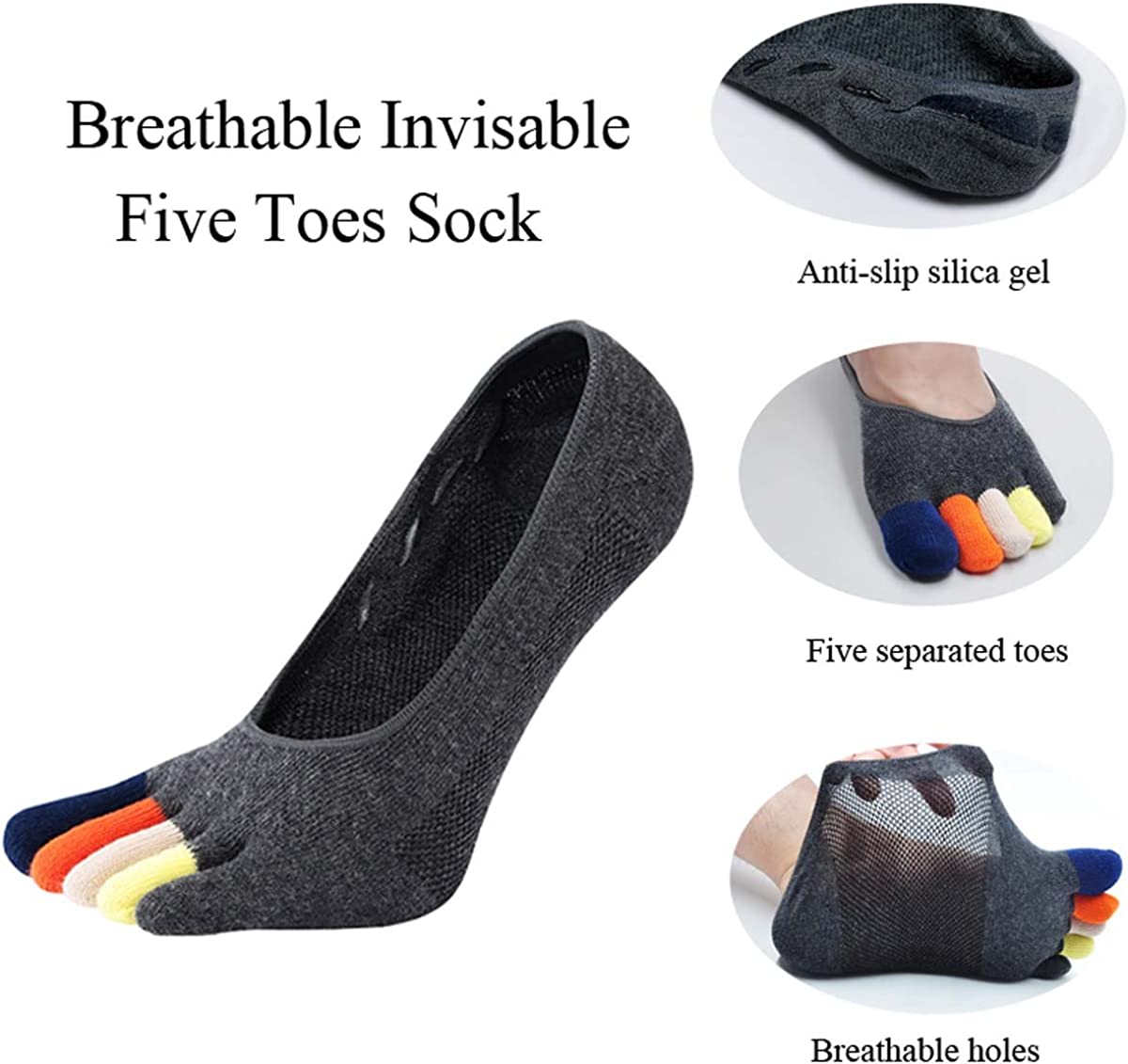 5 Pairs Colorful Loafer Socks  – Invisibility Sock Loafer Bewertung und Preis