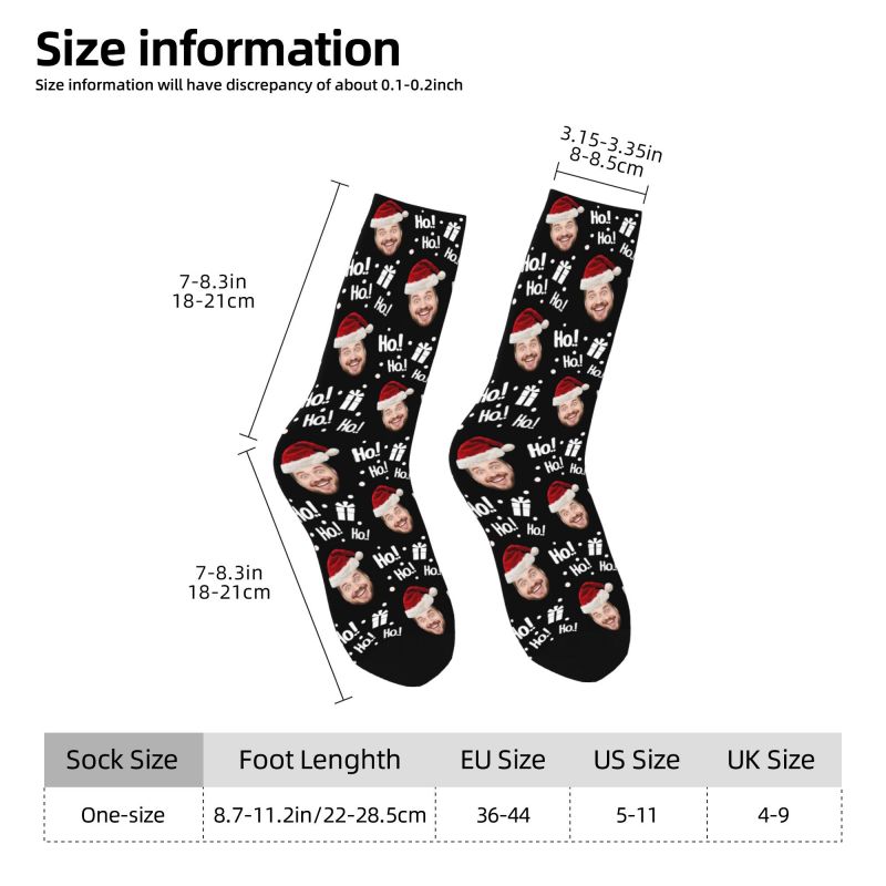 Christmas Face Photo Personali – Dress Sock Men Bewertung und Preis