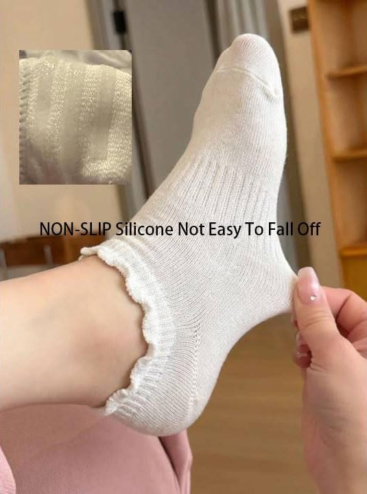 Cute Ruffle Ankle Socks for Wo – Silk Sock Bamboo Bewertung und Preis