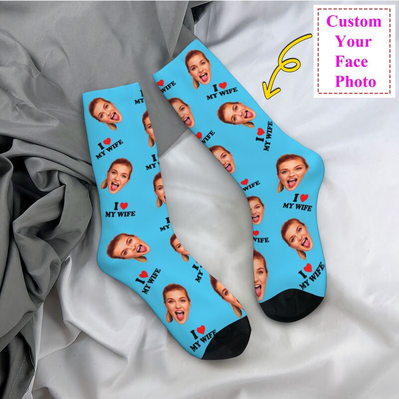 I Love My Wife Personalized Fa – Dress Sock Men Bewertung und Preis
