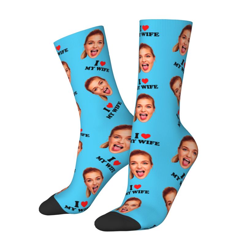 I Love My Wife Personalized Fa – Dress Sock Men Bewertung und Preis
