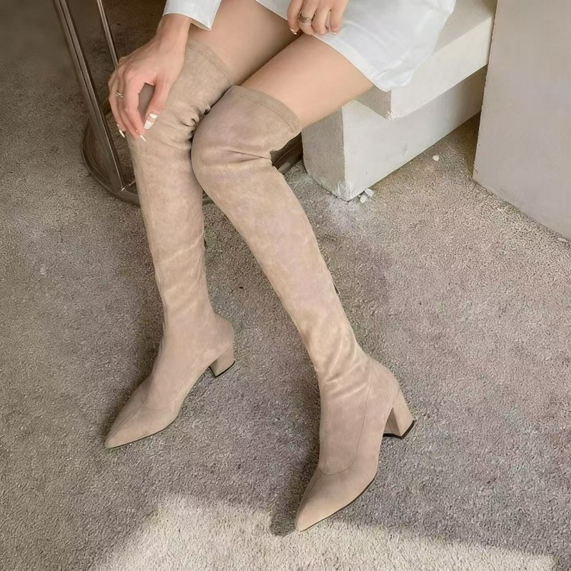 Sexy Women's Boots Pointed Toe – Knee High Sock Women Bewertung und Preis