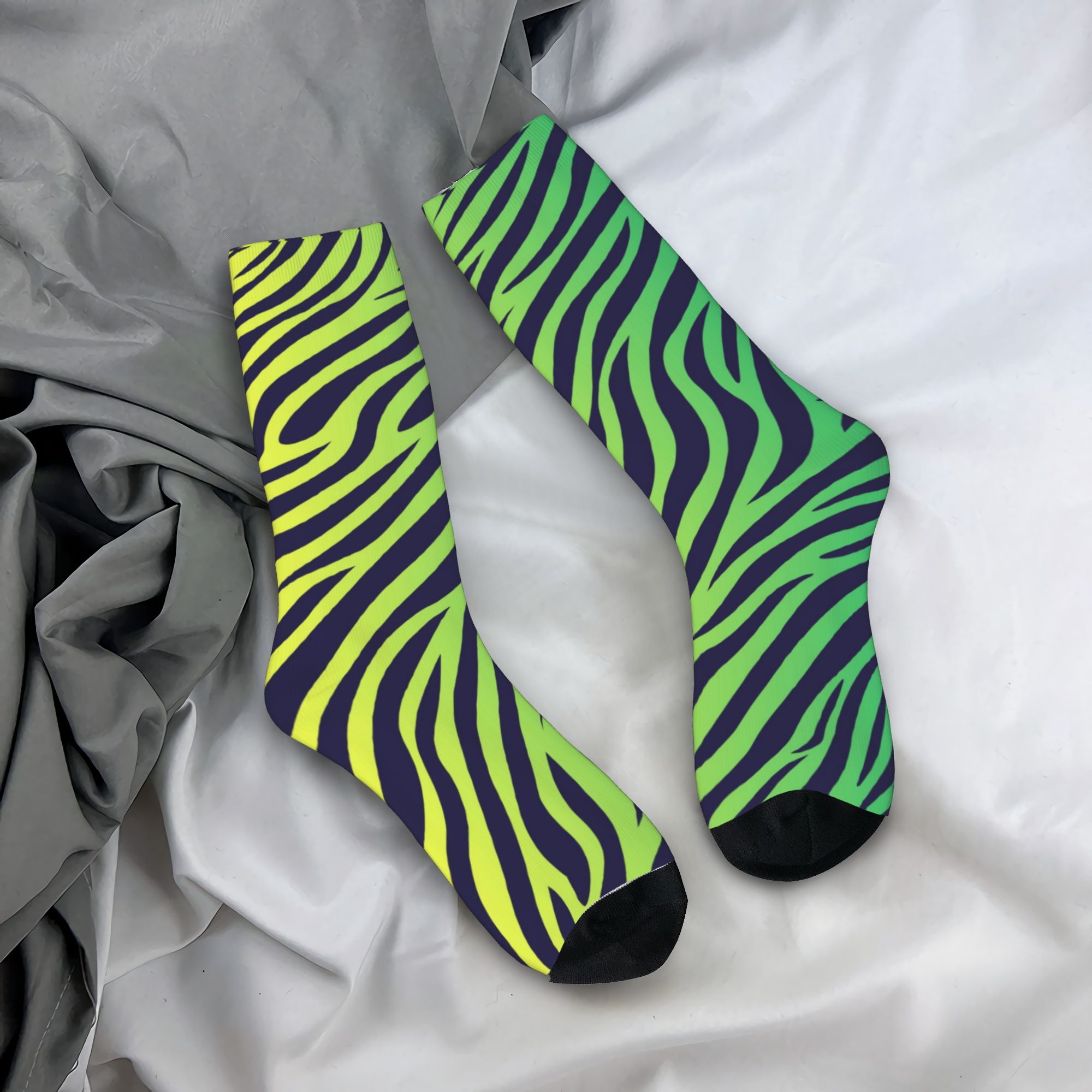 Colorful Tiger Zebra Skin Patt – Dress Sock Men Bewertung und Preis