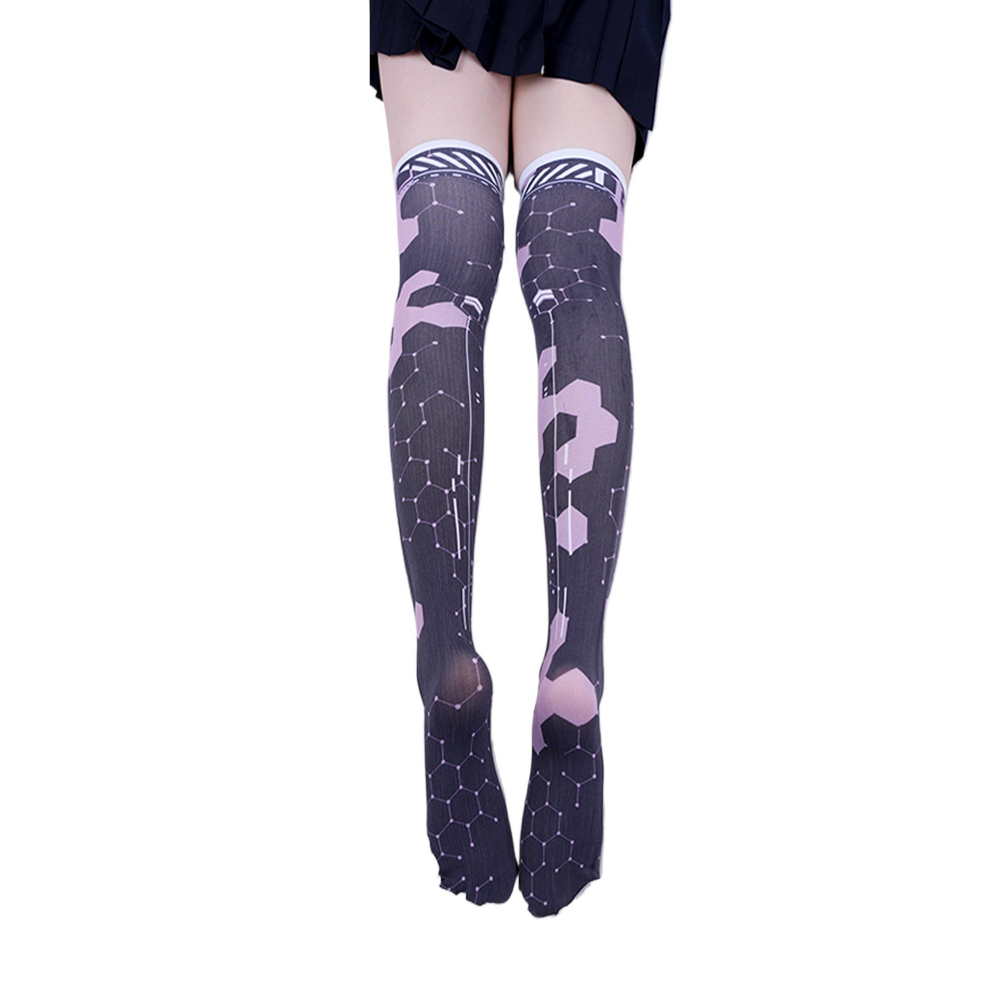 Anime Game Robot AI Mech Stock – Knee High Sock Women Bewertung und Preis