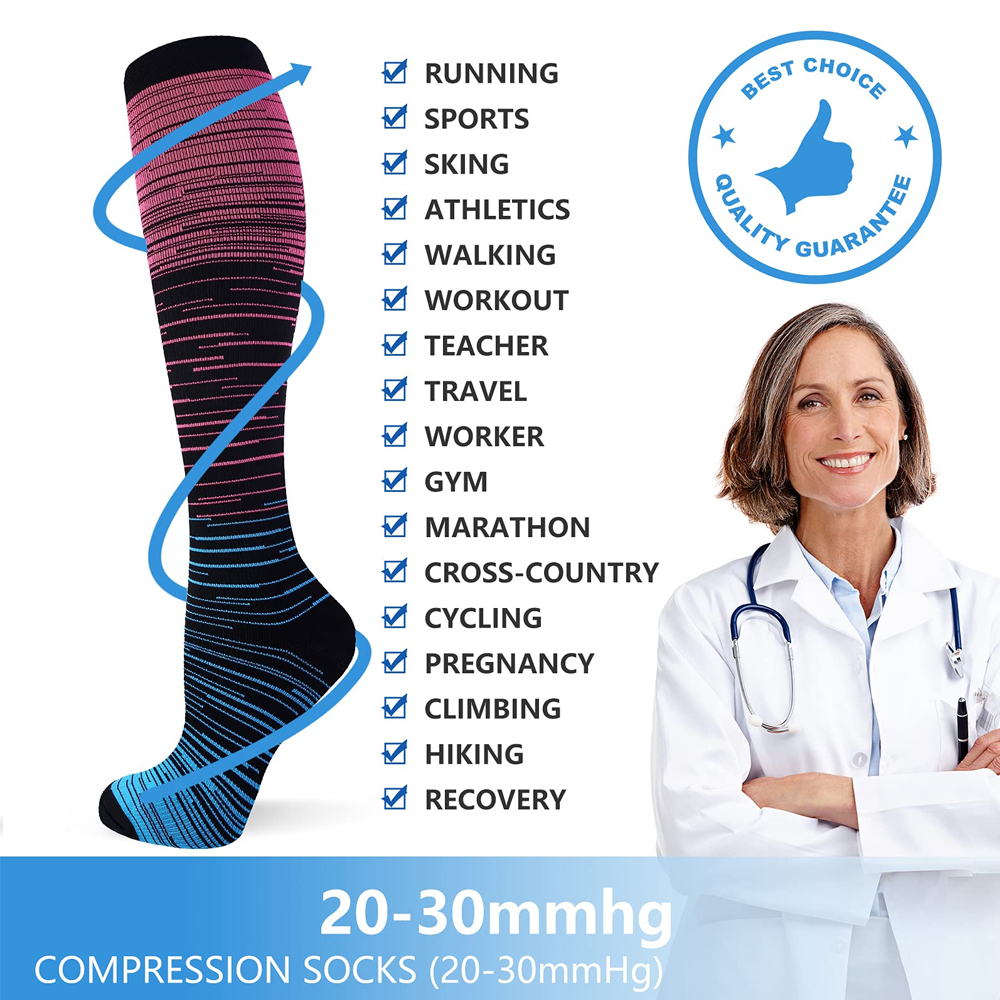 GOMOREON 6Pairs Compression So – Compression Sock Medical Bewertung und Preis
