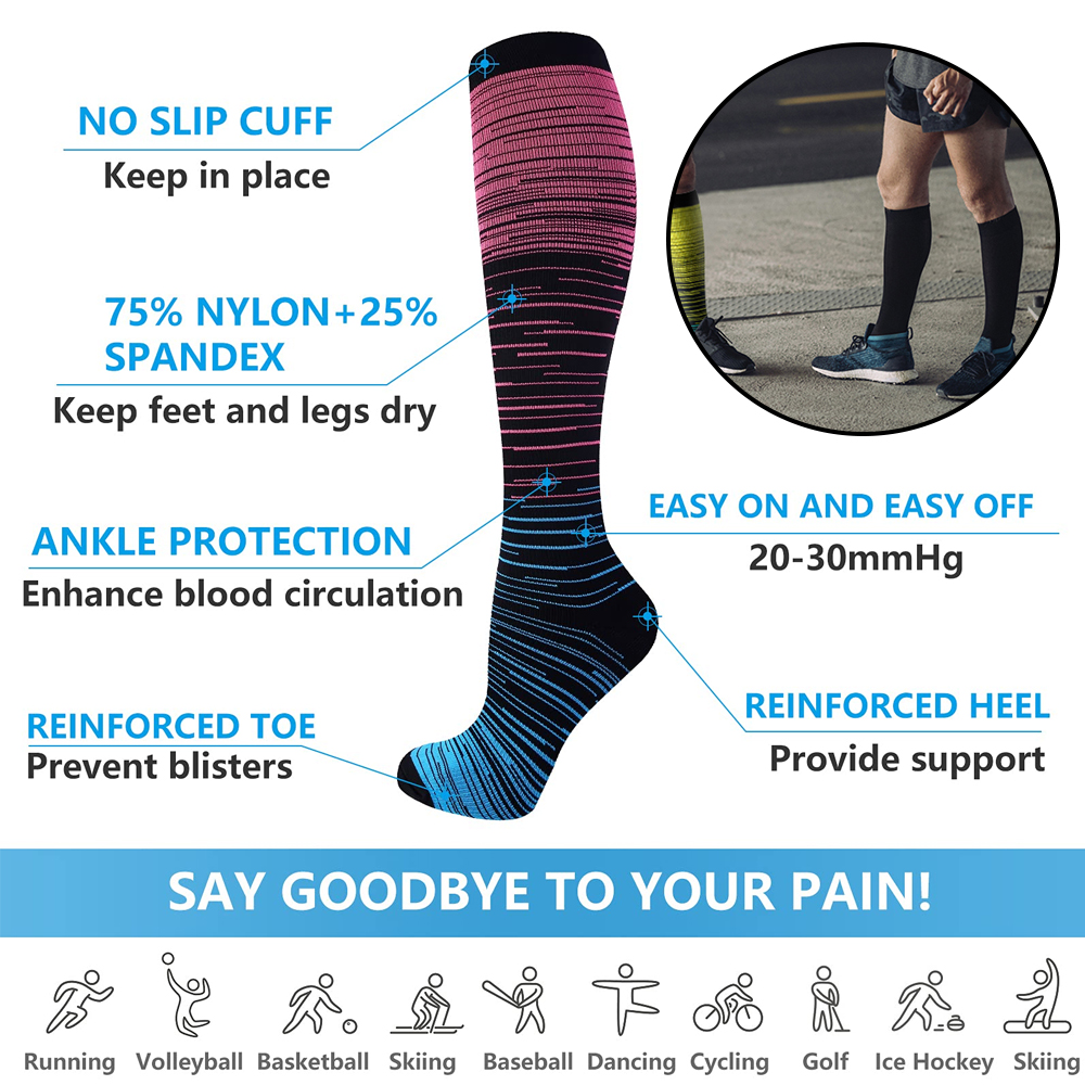 GOMOREON 6Pairs Compression So – Compression Sock Medical Bewertung und Preis