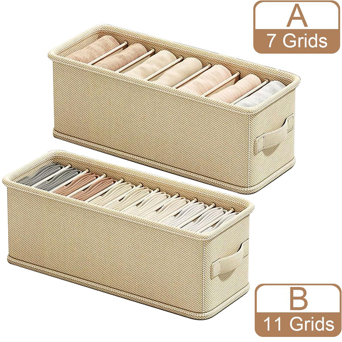 6/7 Grids Drawer Organizer Bra – Sock Organizer Tray Bewertung und Preis