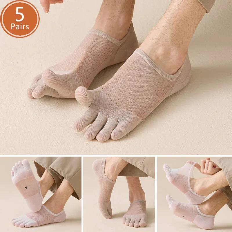 5 Pairs Man Summer Thin Toe So – Ankle Sock Low Cut Bewertung und Preis