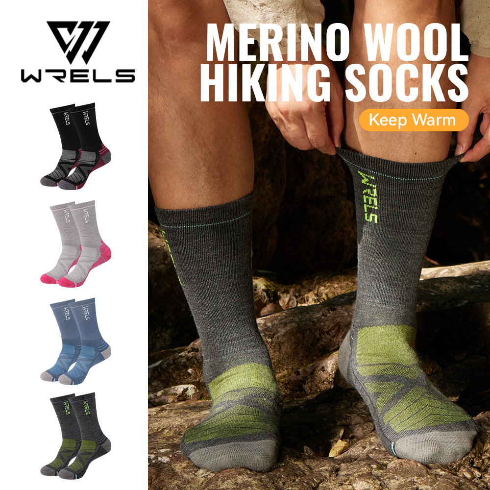 WRELS 1/2/3 Merino Wool Socks  – Wool Hiking Sock Bewertung und Preis