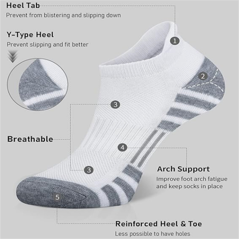 6/24 Pairs Cushioned Breathabl – Athletic Sock Cushion Bewertung und Preis
