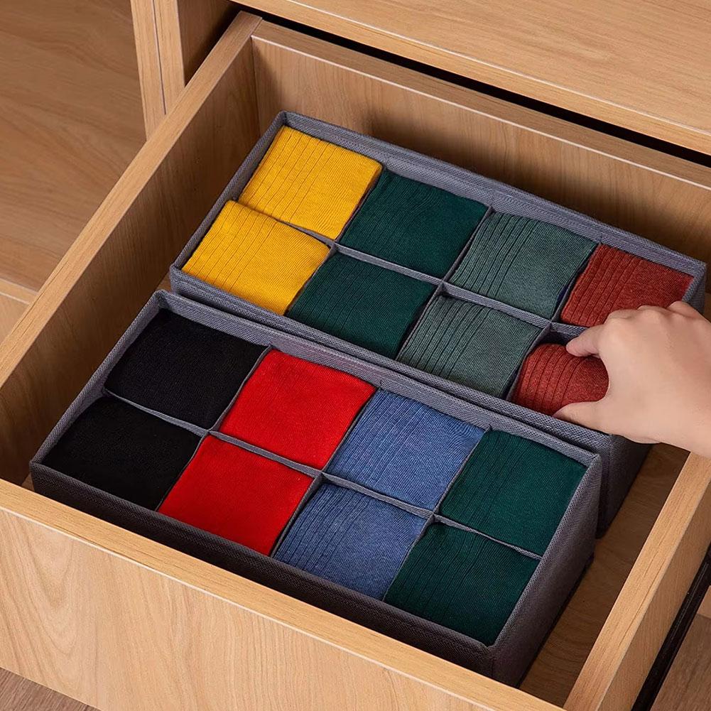 6/7/8/24 Grids Foldable Fabric – Sock Organizer Tray Bewertung und Preis