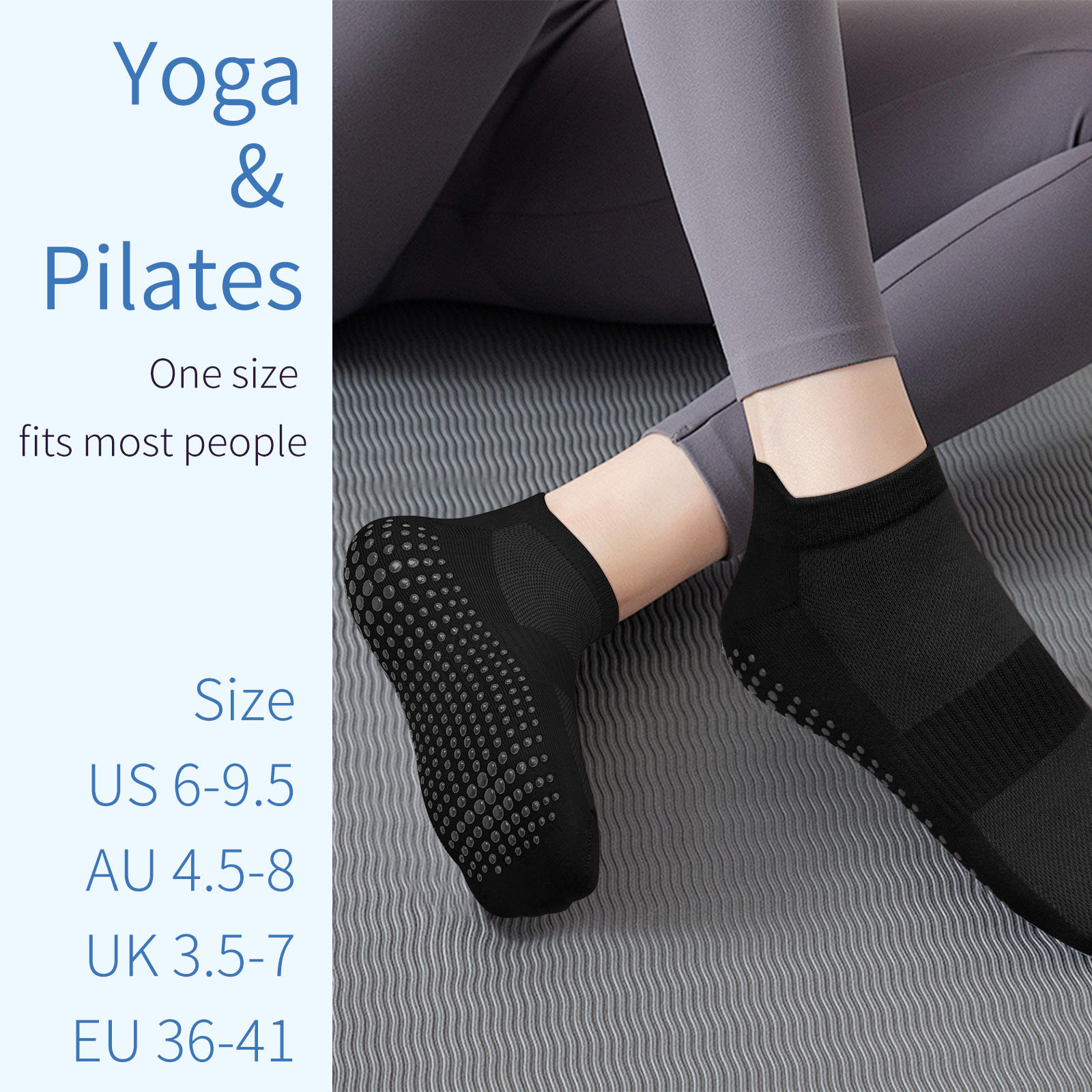 3 Pairs Yoga Socks Women Cotto – Grip Sock Yoga Bewertung und Preis