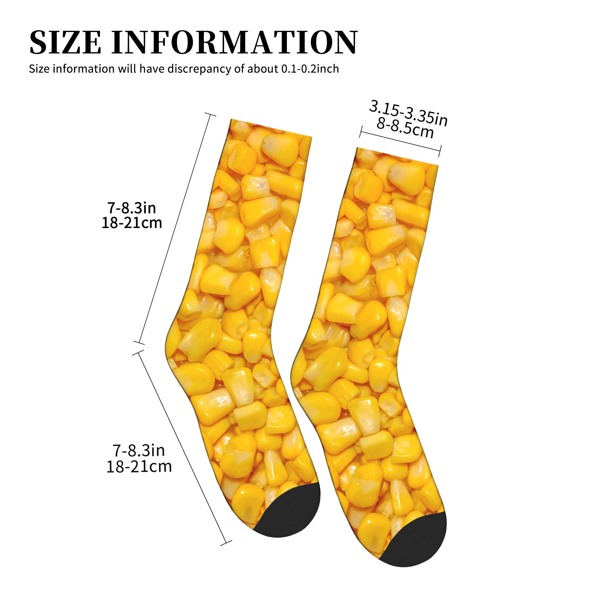 It's Corn Yellow Corn Kernels  – Dress Sock Men Bewertung und Preis